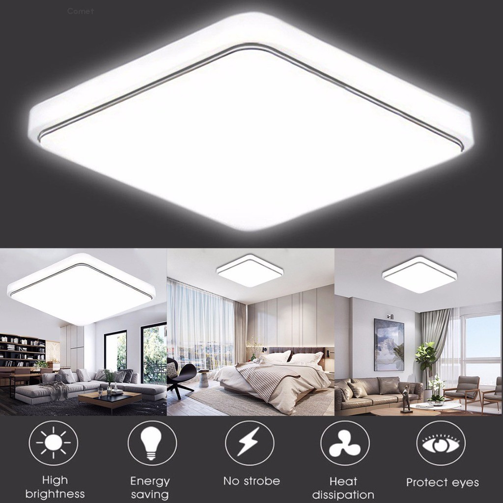 Comet Holmark 24W LED Square Ceiling Down Light 1000LM Flush Mount Home ...