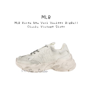 รองเท้า MLB Korea New York Yankees BigBall Chunky Vintage Shoes 🌵🍄 สินค้าพร้อมกล่อง MLBHiEnd