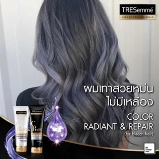 Tresemme แชมพูม่วง สำหรับผมกัดสีหรือทำสีอ่อน TRESemme Color Radiance and Repair For bleached hair