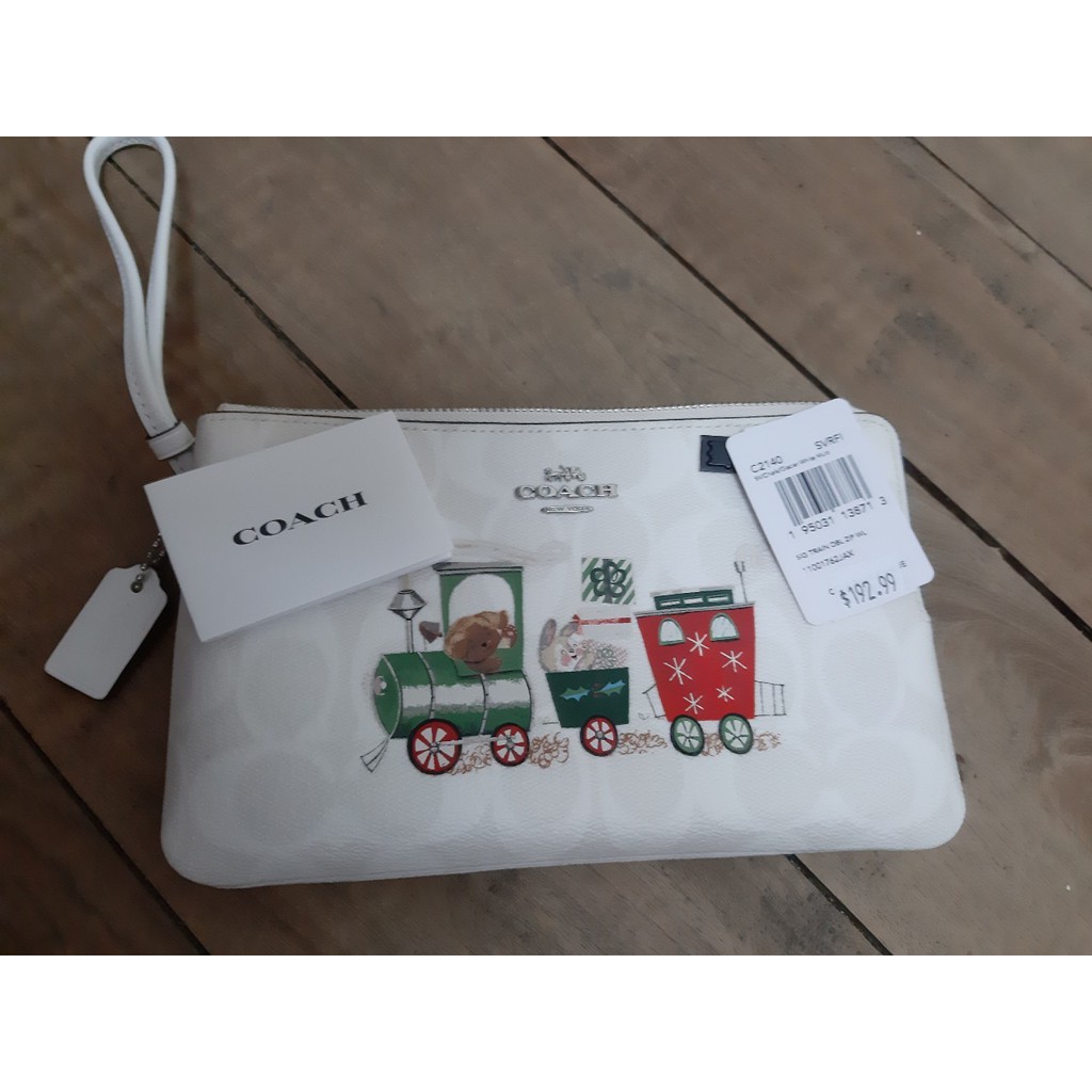 คล้องมือ Coach 2 zip Size L