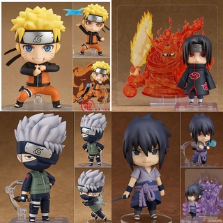 ฟิกเกอร์ Anime Naruto Uzumaki Nendoroid Sasuke Uchiha Hatake Kakashi Itachi Boxed ของสะสมของสะสมสําหรับเด็ก