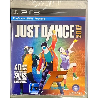 PS3 Just Dance 2017 (Zone 3 / Asia / English ) แผ่นเกม ของแท้ มือหนึ่ง มือ1 ของใหม่ ในซีล