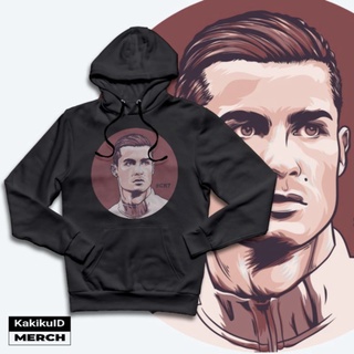 เสื้อฮู้ดดี้ CR7 Cristiano Ronaldo สีแดง​วงกลมพิเศษ