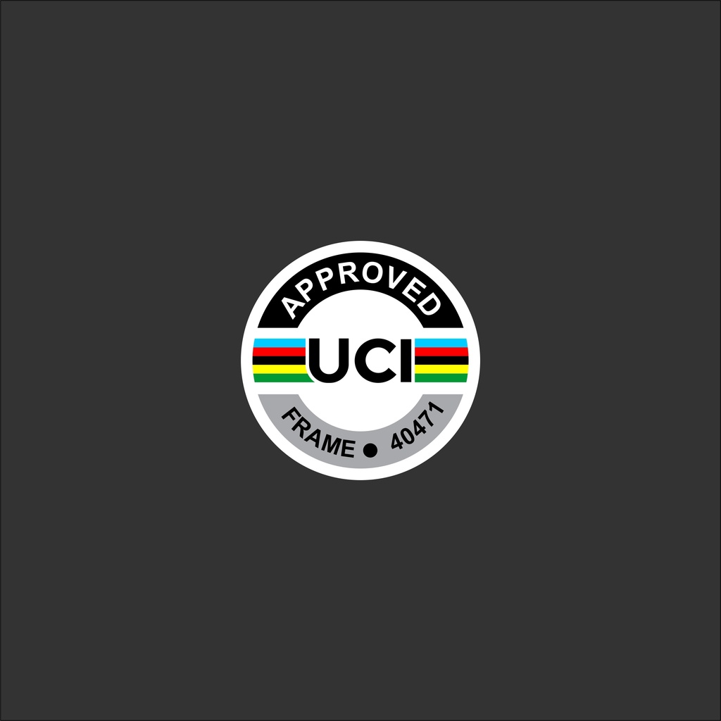 UCI กรอบรูปลอกจักรยานแข่งสติ๊กเกอร์จักรยาน