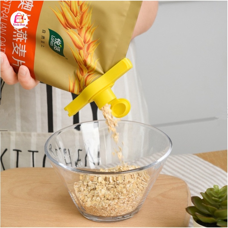 🎁ที่ปิดปากถุง ที่ซีล หนีบ มีหัวจุกช่องเท