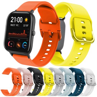 For Huami Amazfit GTS / GTS 2 mini / GTS 2e / Amazfit Bip / Bip 1S / Lite สายนาฬิกาซิลิโคน 20 มม.