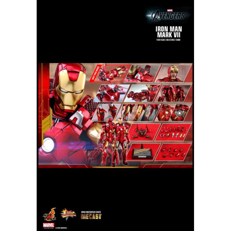 HOT TOYS MMS500D27 THE AVENGERS : IRON MAN MARK VII (NORMAL/SP)