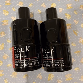 FCUK Hair &amp; Bodywash for Men เอฟซียูเค แฮร์ แอนด์ บอดี้วอช แชมพู ครีมอาบน้ำ