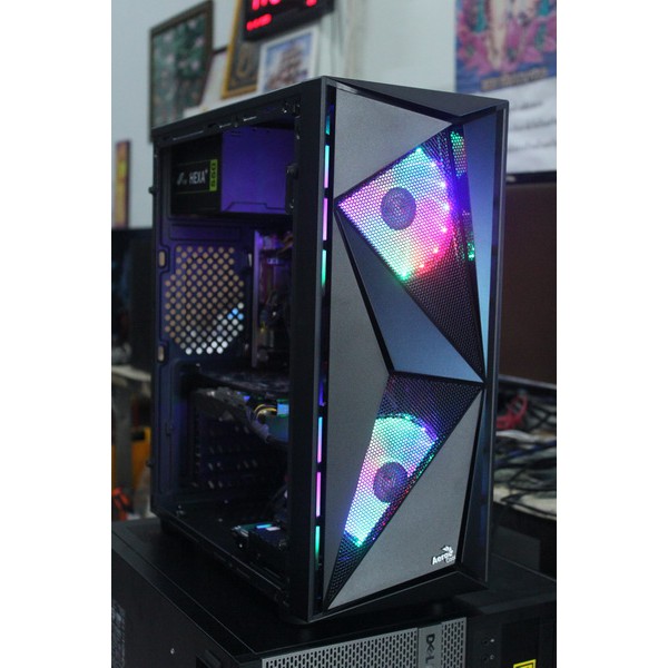 คอมพิวเตอร์เกมมิ่ง Core I7 3770 RAM8GB SSD120+HD 1000GB GTX1050 2GB เคสสวย สายเกม