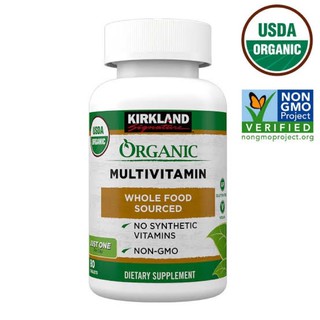 🍀[Exp. 11/2023 -80 เม็ด] Kirkland Organic Multivitamin วิตามินรวมออแกนิค ไม่มีกลูเต็น Non-GMO ได้รับ USDA certified