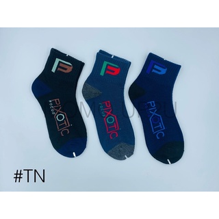 OW Socks ถุงเท้าข้อกลาง SPORT ผ้าหนา TN แพ็ค 12 คู่ลายเดียวคละสี