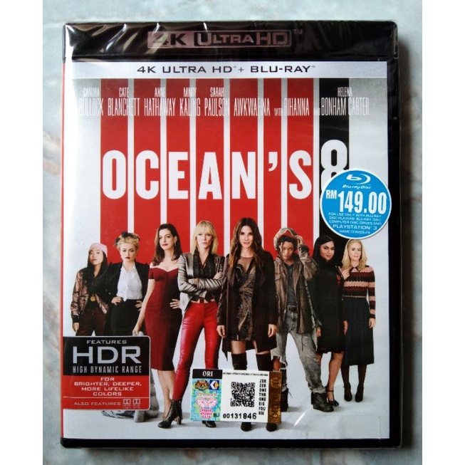 📀📀 4K+ BLU-RAY OCEAN'S 8 (2018)✨สินค้าใหม่ มือ 1 กรีดซีล