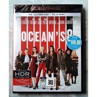 📀📀 4K+ BLU-RAY OCEANS 8 (2018)✨สินค้าใหม่ มือ 1 กรีดซีล