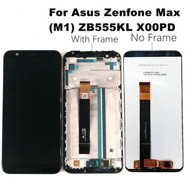 LCD สําหรับ ASUS Zenfone Max M1 ZB555KL X00PD จอแสดงผล LCD Touch Screen Digitizer Assembly เปลี่ยนอะ