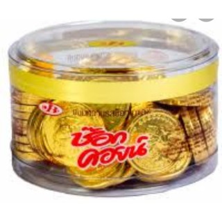 ช็อกโกแลตเหรียญทอง แบบกระปุก บรรจุ 60เหรียญ