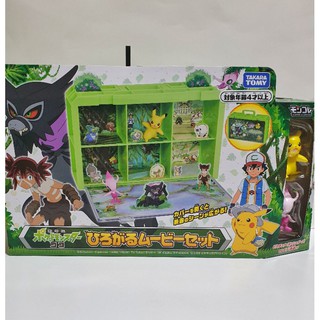 Box set pokemon Pocket Monsters the Movie Coco ได้กล่องและโมเดล พิคาชู กับ เซเลบี้ ไชนี่  ลิขสิทธ์แท้  takara tomy