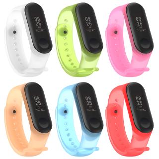 mi band 3 4 strap xiaomi mi 3 สายนาฬิกาข้อมือซิลิโคนสําหรับ miband 3 4