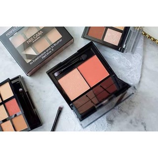 Nee cara Perfect me perfect hue พาเรท 6 สี มาพร้อมบรัชออนโทนสีละมุน (N110)