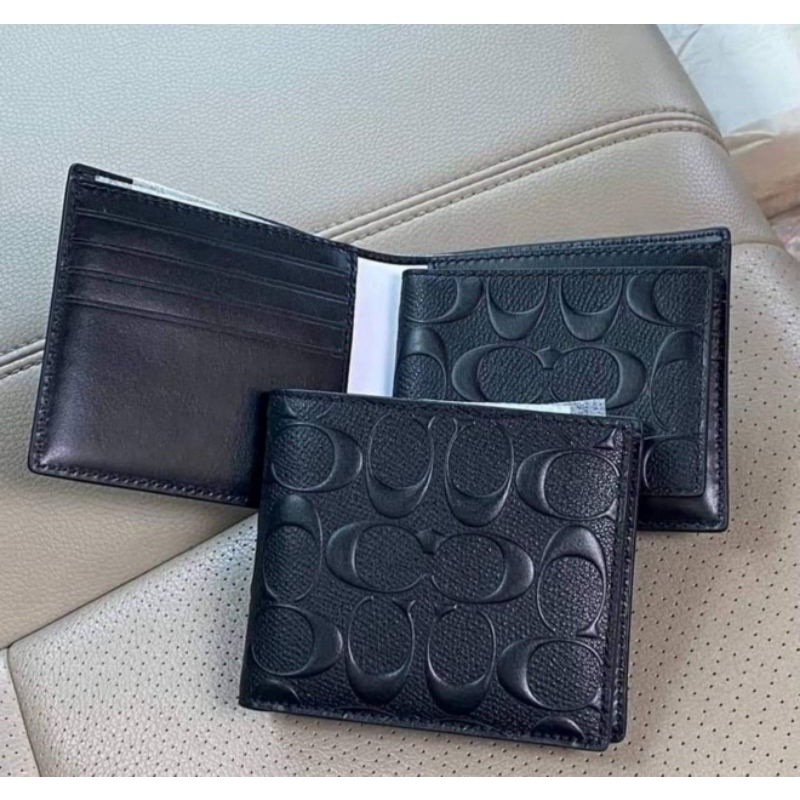 กระเป๋าตังค์ใบสั้นชาย  Coach wallet