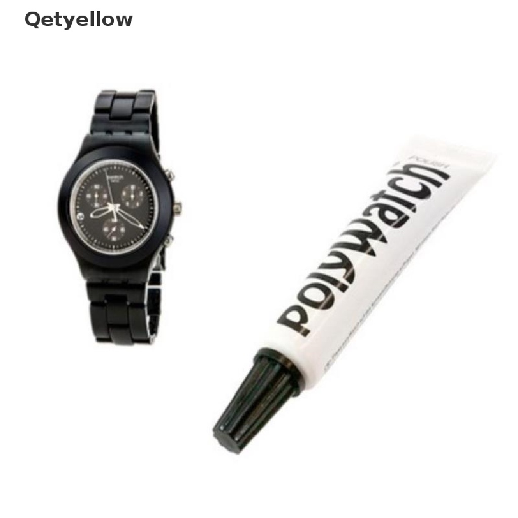 Qetyellow Polywatch ที่ขูดขีดข่วนนาฬิกาข้อมือ พลาสติก อะคริลิค คริสตัล
