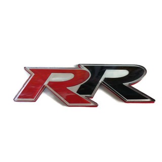 1 ชิ้น RR โลโก้สำหรับฮอนด้าตราสัญลักษณ์สติ๊กเกอร์ท้ายรถ JDM Civic Muge VTEC สปอยเลอร์ราคาดีที่สุด จบในที่เดียว
