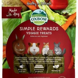 Oxbow Cookies คุกกี้อ๊อกโบว์ ขนม คุกกี้สำหรับหญ้ากระต่าย แกสบี้ ชินชิลล่า มีให้เลือ​ก 7 รส