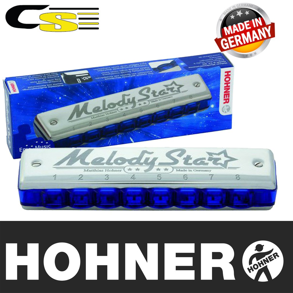 Hohner ฮาร์โมนิก้า รุ่น Melody Star 8 ช่อง คีย์ C (Harmonica Key C)