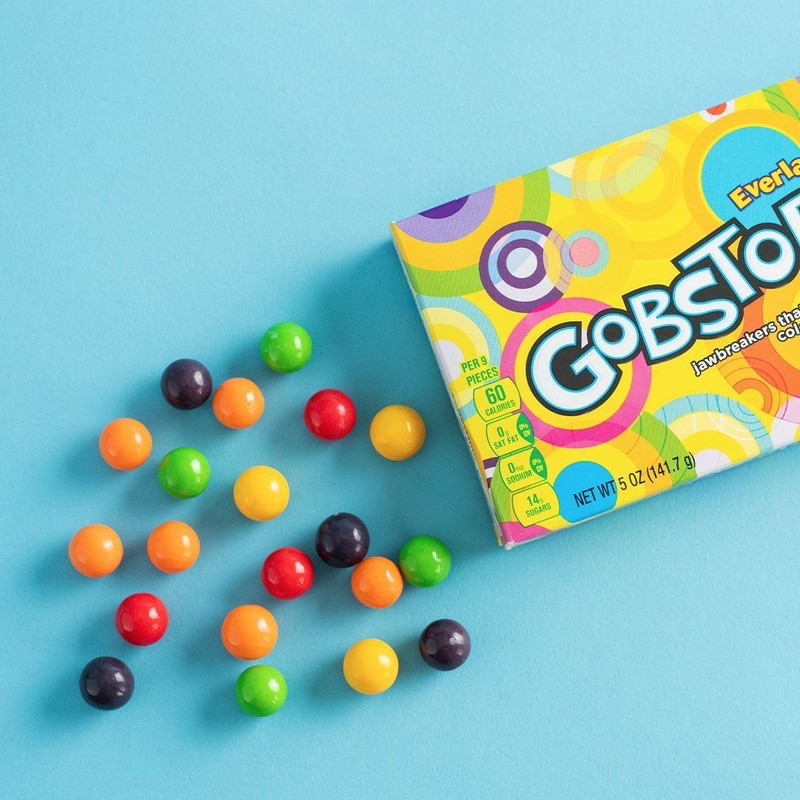 Gobstopper Candies - Single Box / ขนมก๊อบสต๊อปเปอร์ รสผมลไม้