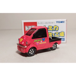 sh Pre-Owned สินค้ามือ 2 Lot ญี่ปุ่น Tomica Construction Factory No.12 Daihatsu Midget II Mickey &amp; Minnie 1/50 กล่องสวย