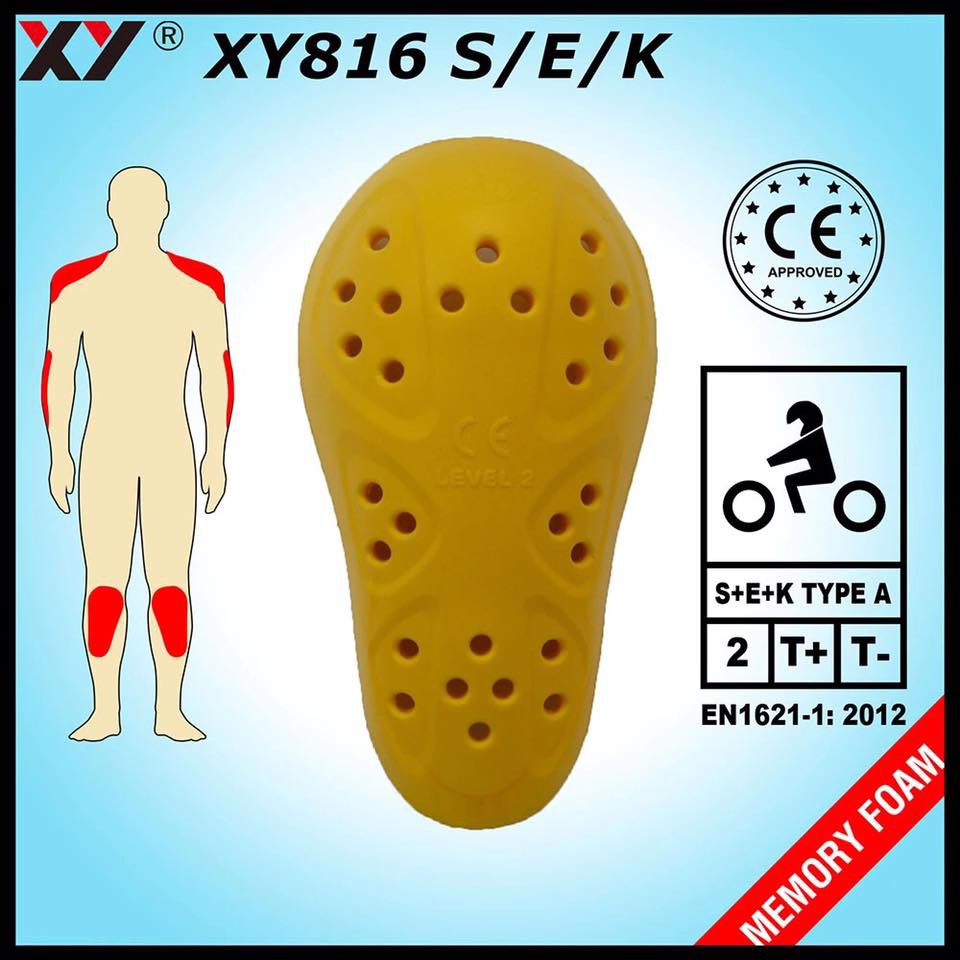 การ์ดไหล่ ศอก เข่า  XY816 S/E/K CE Level 2 เก็บเงินปลายทางได้