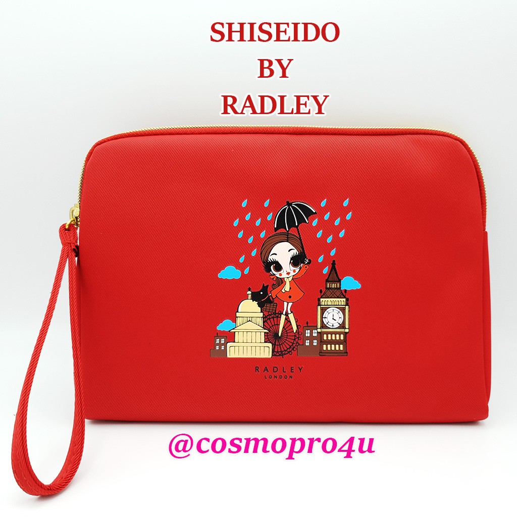 กระเป๋า RADLEY London สีแดง ลายหญิงสาว ณ ลอนดอน พรีเมี่ยมจาก Shiseido