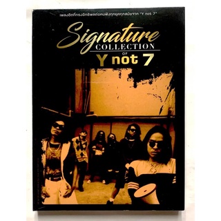 CD ซีดีเพลงไทย y not 7 Signature 3cd รวมเพลงฮิต***มือ1