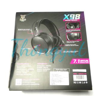 หูฟังเกมมิ่ง Nubwo X98 ,X98 Pink Edition,X99 Gaming Headset 7.1 Virtual Surround Sound USB nubwo X98,X99 #6