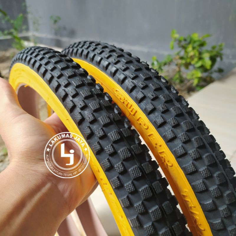 OUTER BIKE TIRE 20 x 1 75 จักรยานเด็ก 20 x 1.75 จักรยานพับมินเนี่ยน 20 นิ้ว