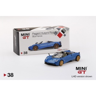 MINI GT 1/64 : MGT00038-L : Pagani Huayra Roadster Blue Francia LHD