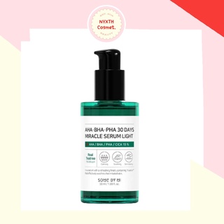 แท้/พร้อมส่ง Some By Mi AHA-BHA-PHA 30Days Miracle Serum Light 50ml. เซรั่มลดสิวผิวขาว ลดสิว ลดรอย