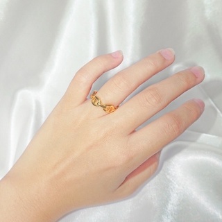แหวน Dara | สีทอง | แหวนแฟชั่น แหวนมินิมอล แหวนอะคริลิค แหวนสไตล์เกาหลี แหวนราคาถูก