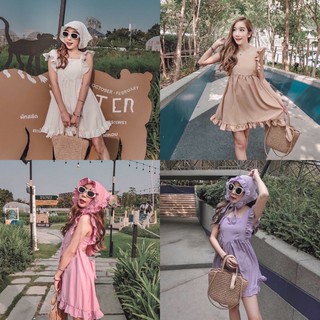 Mute - ✨Dolly dress เดรสสั้น+โพกผม 