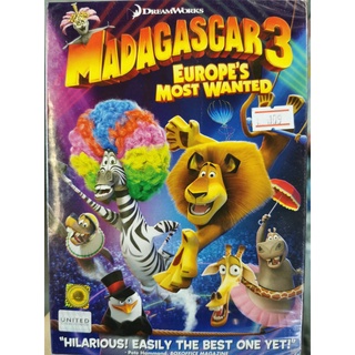 DVD : Madagascar 3 Europes Most Wanted (2012) มาดากัสการ์ 3 ข้ามป่าไปซ่าส์ยุโรป " Dreamworks Animation "