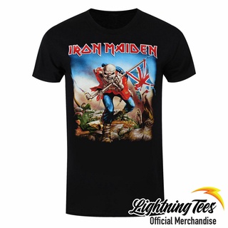 [100% Cotton] เสื้อยืด พิมพ์ลาย Iron Maiden Trooper Comics คุณภาพสูง สําหรับผู้ชาย