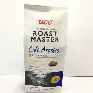 Ucc Rost master cafe arabrica Roasted coffee Beans 250g. ยูซีซี โรสต์ มาสเตอร์ คาเฟ่อาราบิก้า กาแฟคั่วเมล็ด 250 กรัม.