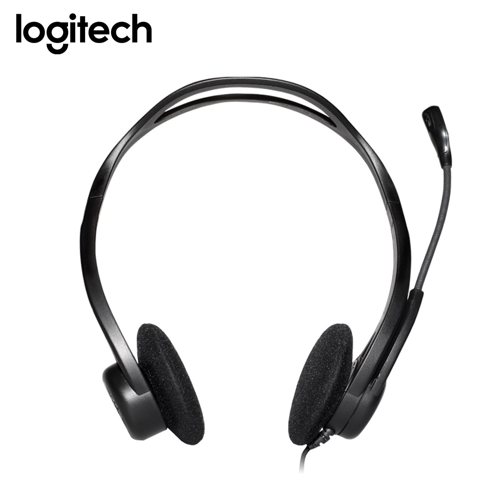 Logitech H370 USB COMPUTER HEADSET เสียงคุณภาพดิจิตอล ไมโครโฟนตัดเสียงรบกวน น้ำหนักเบา รับประกันศูนย์ 1 ปี