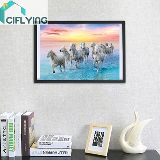 ciflying 5D DIY Full Drill Diamond Painting Horse Cross Stitch Embroidery Mosaic Kit for DIY Art Craft