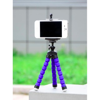 Flexible Tripod For Mobile Phone ขาตั้งวางโทรศัพท์แบบสามขา หนวดปลาหมึก ขาตั้งมือถือ 3 ขาปลาหมึก ขาตั้งกล้องยืดหยุ่น