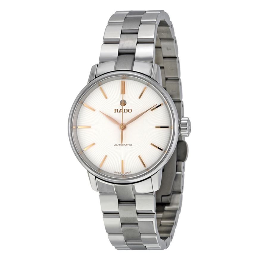 Rado Coupole Silver Dial Automatic Stainless Steel Ladies Watch นาฬิกาข้อมือ รุ่น R22862023