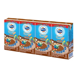 โฟร์โมสต์ โอเมก้า นมยูเอชที รสช็อกโกแลต 85 มล. x 48 กล่อง Foremost Omega UHT Milk Chocolate Flavor 85 ml x 48 boxes