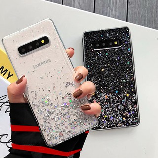 แฟชั่น โปร่งใส ง่าย เคส Samsung Galaxy s8 s8+ s9 s9+ s10 s10+ s20 s20+ plus s20ultra  soft case หญิง อีพ็อกซี่ เคส