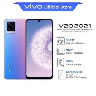 ViVo V20 (แรม8/128gb)แบต4000mAhSnapdragon 720 เครื่องใหม่ประกันศูนย์ทั่วไทย