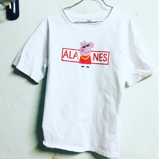 เสื้อยืดฟรีไซส์ลายหมูpeppa pig