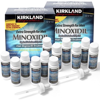 บำรุงผม Kirkland Hair Growth Treatments, Min oxidil โลชั่นปลูกผม ปลูกเครา ปลูกหนวด, 60 ml. x12 ขวด